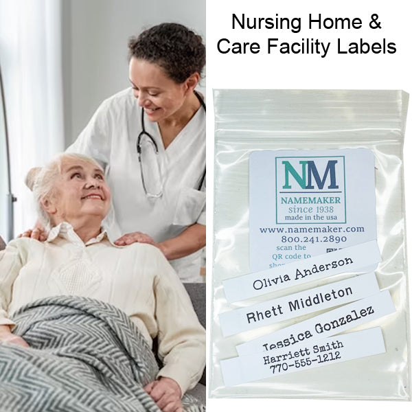 Nursing Home Clothing Labels Buy Name Labels for Clothes in Nursing Homes Including Iron On