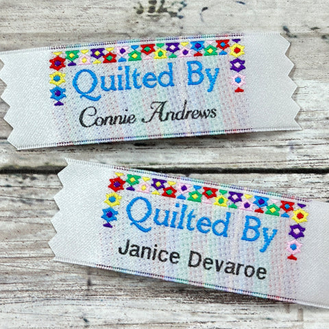 Personalized Clothing Labels Style 49: Quilted By