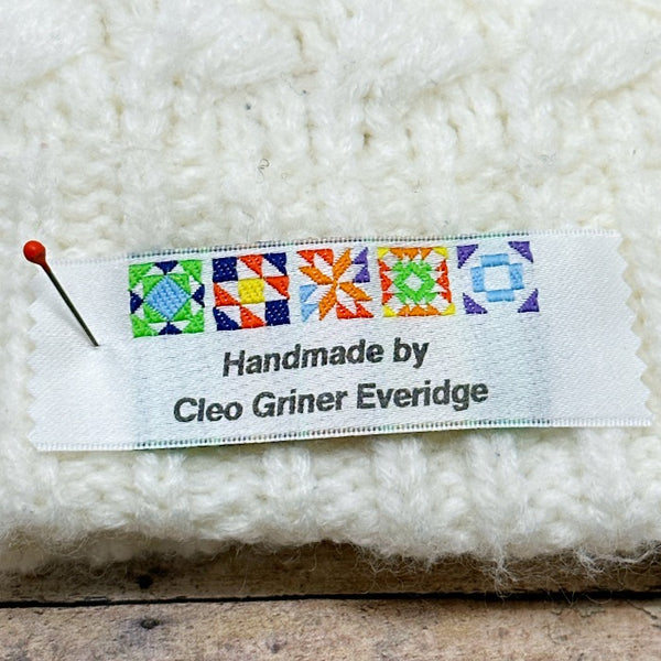 Personalized Clothing Labels Style 48: Quilt Squares