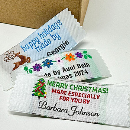 Collection image for: Woven Labels for Christmas & Holidays