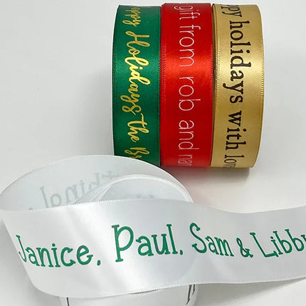 Collection image for: Personalized Christmas Ribbon