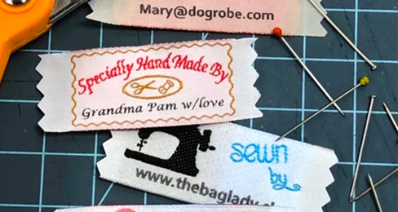 Sew In Labels  Order Custom Sew In Clothing Labels - Name Maker