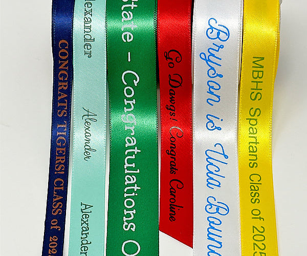 Custom Graduation Ribbons Graduation Ribbons | Shop for Personalized Graduation Ribbon Online ...