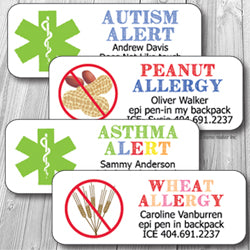 Medical-Allergy Waterproof Stickers