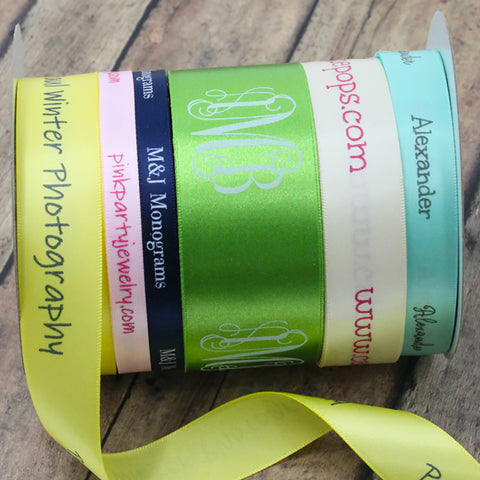 Personalized Ribbon  Buy Custom Ribbon Printed with Your Designs