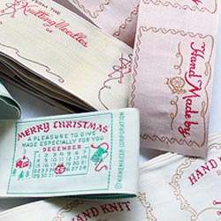 Vintage Sewing Labels Namely Yours Made by Betty Hand Sewing Labels c  1960s