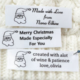 Santa Sewing Label