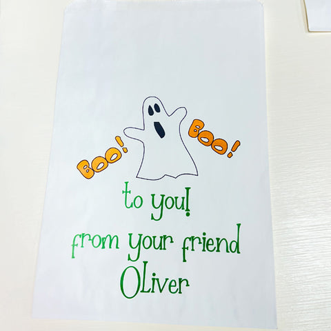 Boo Ghost Treat Bags