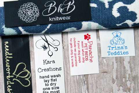 Custom clothing labels & tags and garment trims