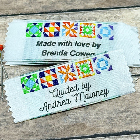 Personalized 100% Woven Sewing Labels 