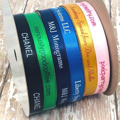 Custom Ribbons with Words