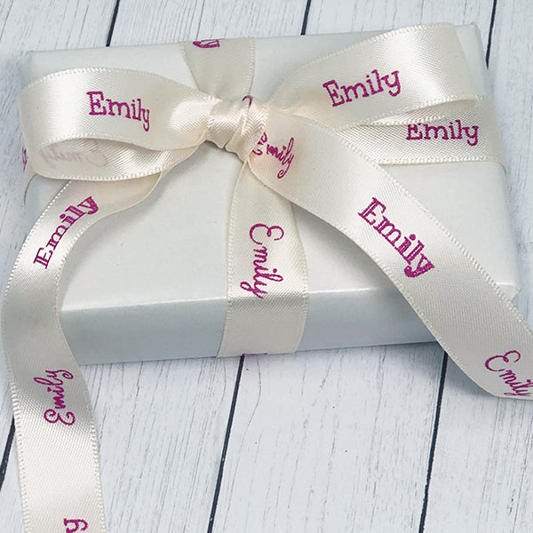 Personalized Satin Name Ribbon 5/8