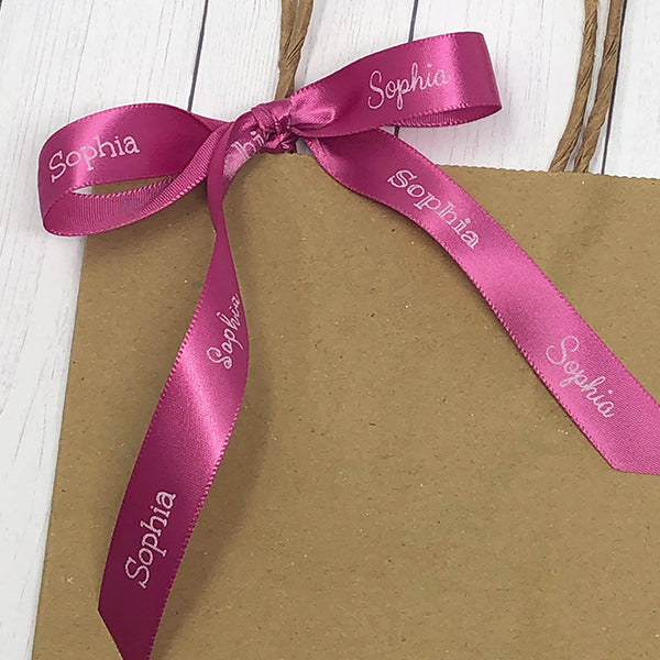 Personalized Satin Name Ribbon 5/8