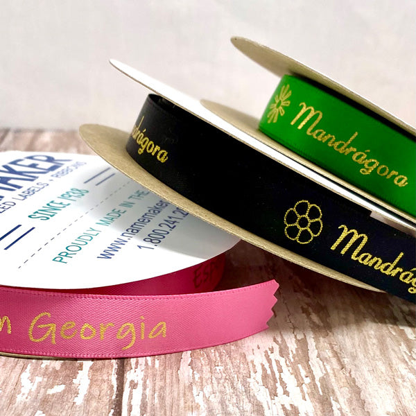 Food Packaging Personalized Ribbon – Name Maker