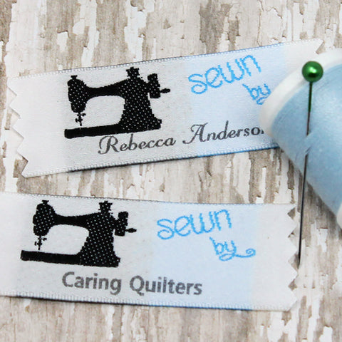 Watercolor Woodland Arrows Personalized Sewing Labels for Handmade Items 