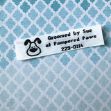 Woven Label #F272 - 3 Lines of Text
