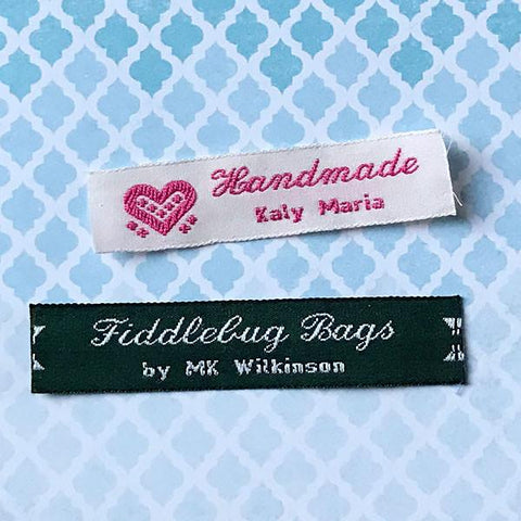 50X Personalized Engraved Acrylic Clothing Label Handmade Tag Knitted Label  Name Knitting Label Custom Design Brand Label Decor