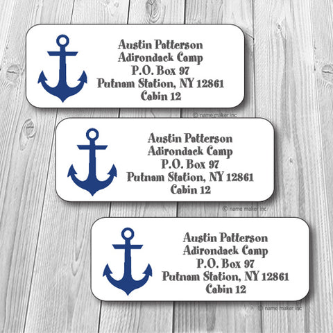 Anchors Aweigh Address Stickers