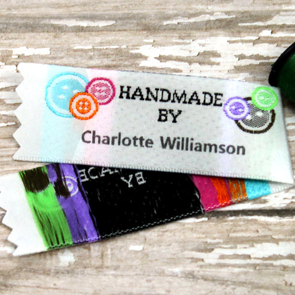 Custom Fabric Labels for Handmade Items - Woven or Printed