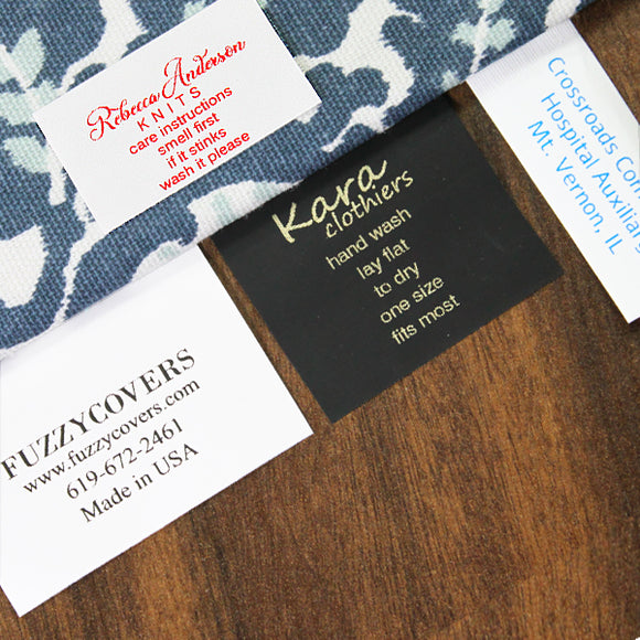 Custom Printed Nylon Clothing Labels