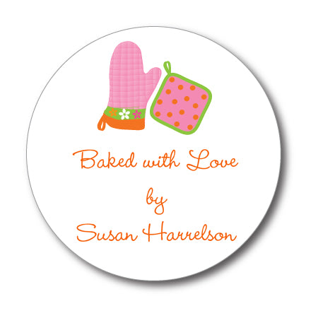 Round Mitts Gift Stickers