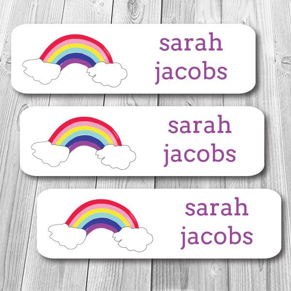 rainbow-mini-waterproof-sticker-namemaker-com for Rainbow Name Tags Free Printable Rainbow Mini Waterproof Sticker – Namemaker.com for Rainbow Name Tags Free Printable