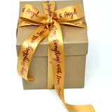 Classic Red & Gold Christmas Ribbon