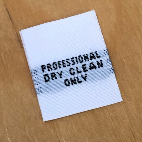 Professional Dry Clean Only