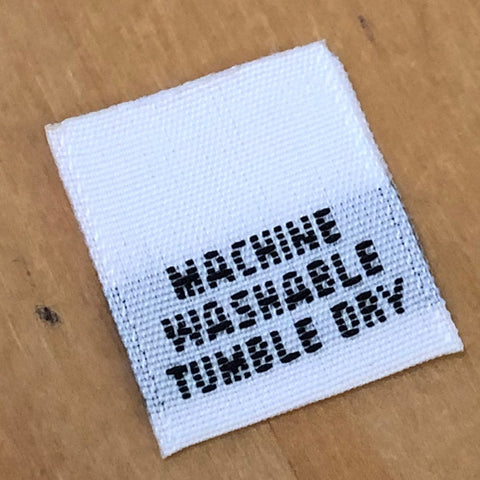 Machine Washable, Tumble Dry