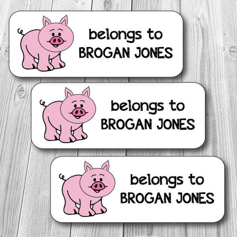Little Pig Waterproof Labels