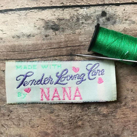 Set of 10 Nana Labels