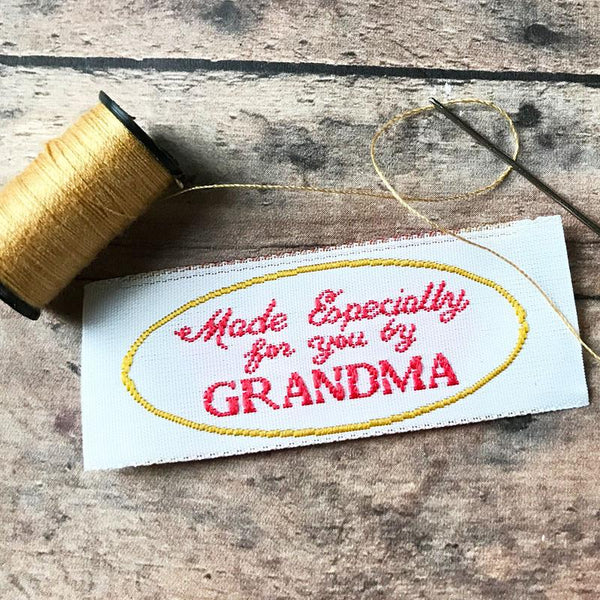 Set of 10 Made by Grandma Labels-890S